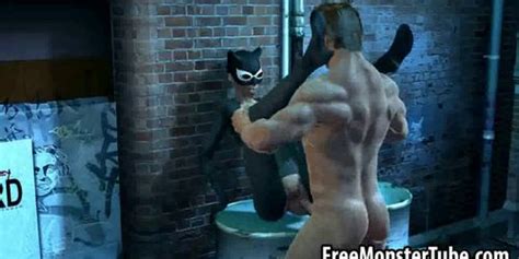 3D Cartoon Catwoman Getting A Hard Fuck Outdoors Tnaflix