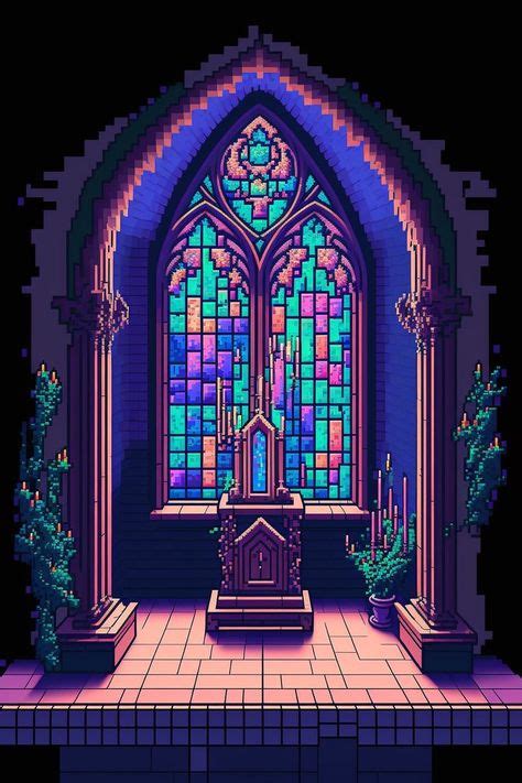 Stained Glass Pixel Art