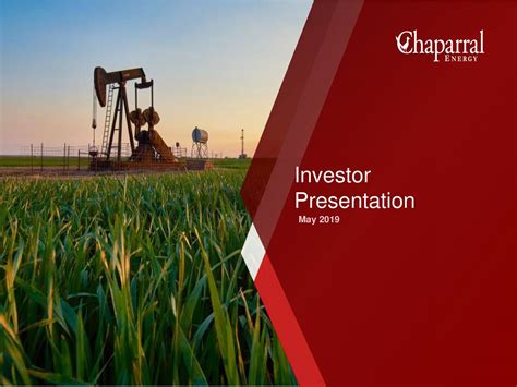 chaparral energy chap investor  slideshow otcmktschap