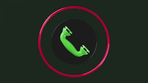 Incoming call ring or phone ring tone isolated. 3d render illustration