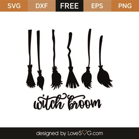 Witch Broom Svg Cut File Svg Lovesvg