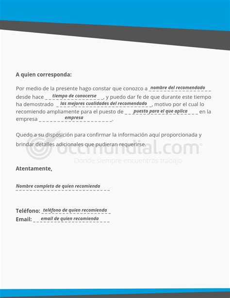 Ejemplo De Carta De Recomendacion Laboral Porn Sex Picture The Best