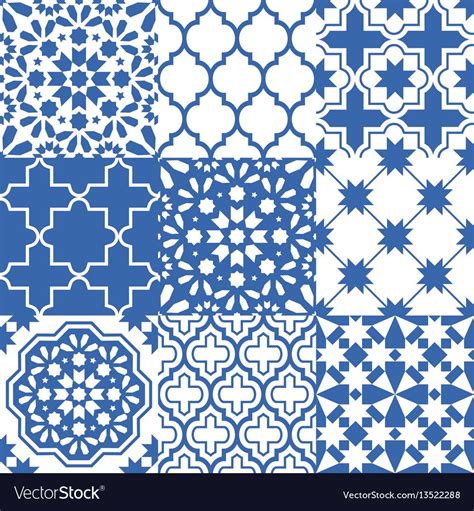 Repetitive Wallpaper Background Inspired By Ceramic Tiles From Morocco