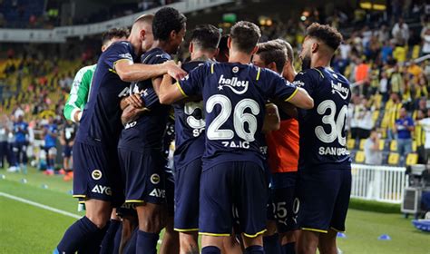 Fenerbahçe Süper Lig in 2 haftasında yarın Antalyaspor u konuk edecek