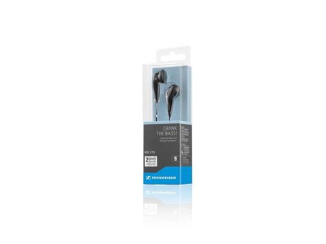 Sennheiser MX 375 In-ear Headphones Symmetrical Earphone Dynamic Sound ...