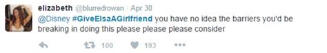 GiveElsaAGirlfriend Trends On Twitter As Fans Urge Frozen Creators To Feature Same Sex
