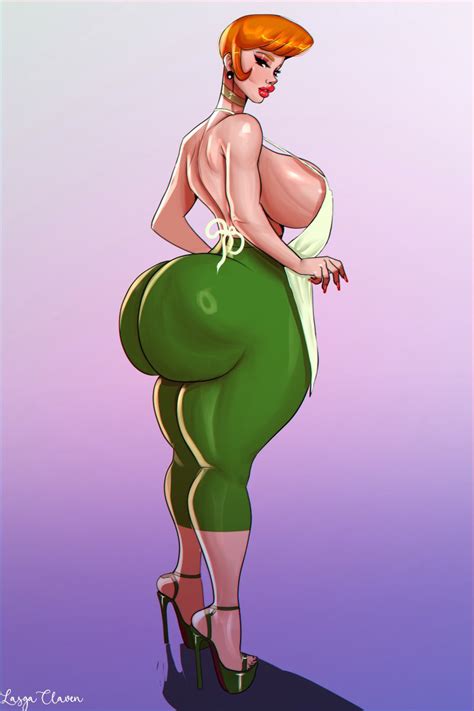 Cartoon Porn 1girl Apron Ass Big Ass Big Breasts Big Lips Bimbo Bimbo