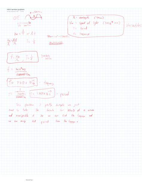 Physics 123 Hw 4 Written Problem