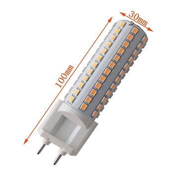 G12 LED Bulb 12 Watt 100-277 VAC 360 Degree - Household - LEDLight