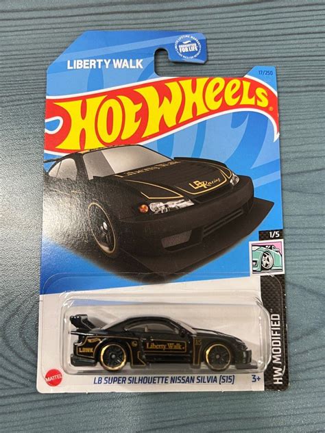 Hotwheels LB Silhouette Black S Silvia HW Modified Mainline Hot Wheel