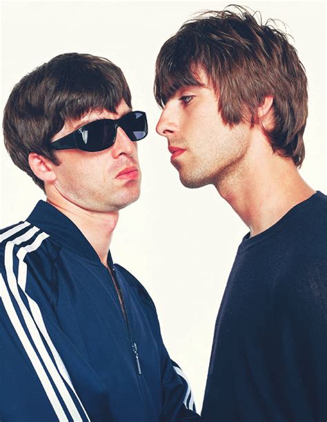 Liam And Noel Gallagher from Oasis. 1997 : r/OldSchoolCool