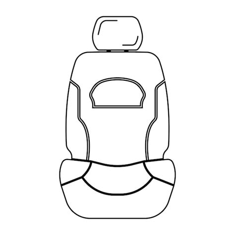 Значок автокресла | Премиум векторы