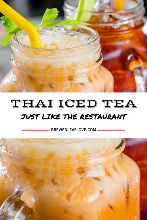 Thai Iced Tea Recipe Authentic Artofit