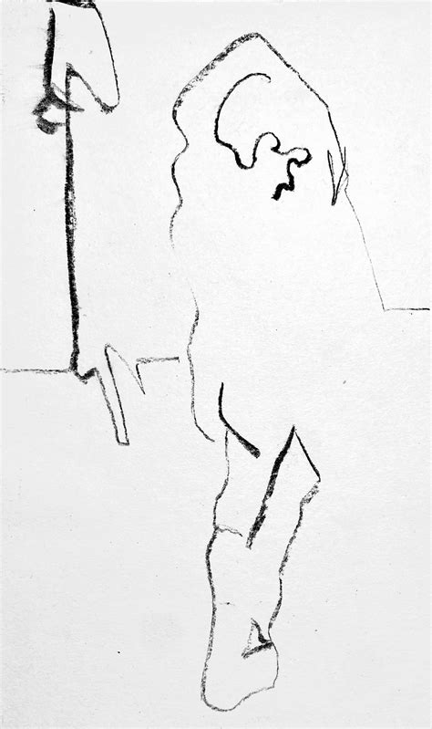 Nude Charcoal Studio Sketch On Behance