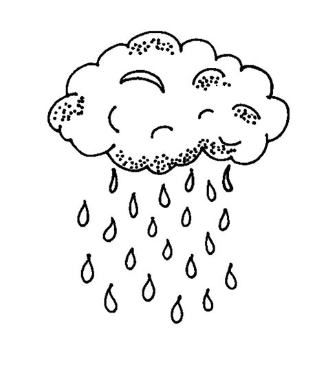 Raindrop Coloring Page At Free Printable Colorings