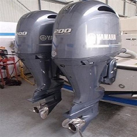 Twin Used Yamaha Hp Stroke Outboard Motor Engine Id