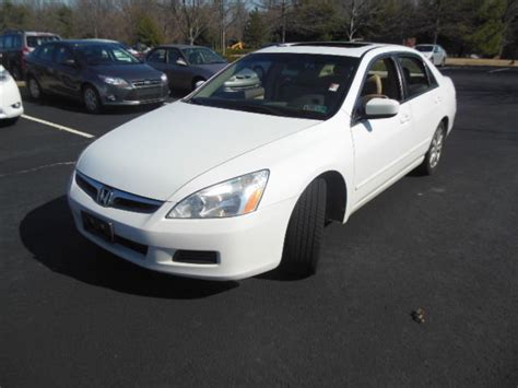 07 HONDA ACCORD EX CLEAN CARFAX 2 OWNERS LEATHER NAVIGATION MOONROOF NO