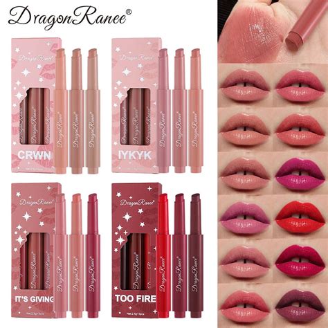 Nude Matte Lipstick Set Colors Lip Stain Long Lasting Waterproof Natural Nude Lipstick