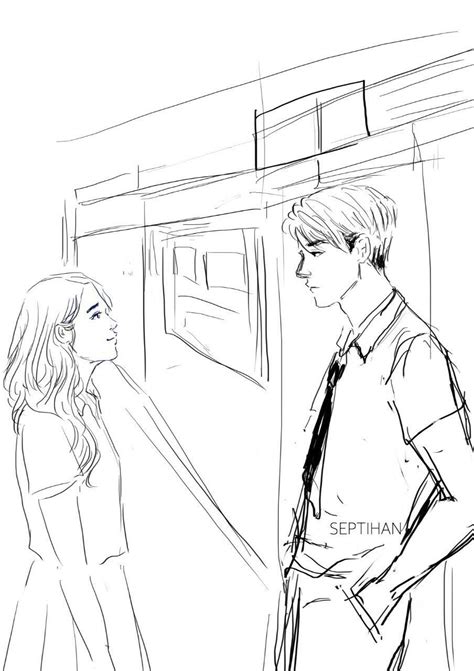 Gambar Murid Sekolah Kartun Hitam Putih