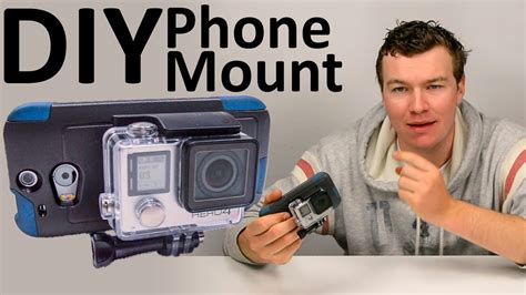 Diy Gopro Cell Phone Mount Youtube