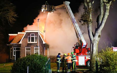 Grote Brand In Woonboerderij Aan De Hegedyk In Gorredijk Leeuwarder