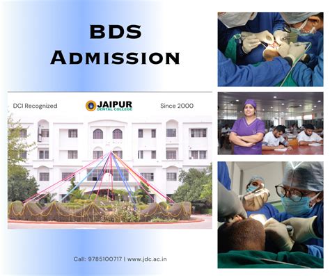 BDS Admission Bachelor Of Dental Surgery Jaipur Dental College