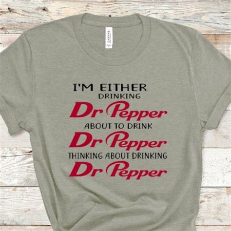 Dr Pepper Shirt Dr Pepper Dr Pepper Tshirt Soda Shirt Dr - Etsy