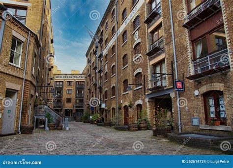 Old Warehouses Turned Residential Flats In The Docklands London Uk