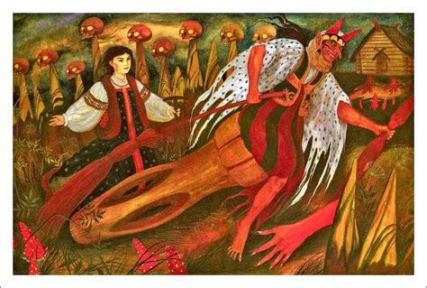 Картина баба яга (50 фото) » Рисунки для срисовки и не только