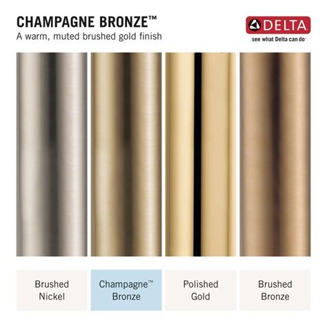 Delta Trinsic Champagne Bronze 1 Handle Single Hole WaterSense Mid Arc