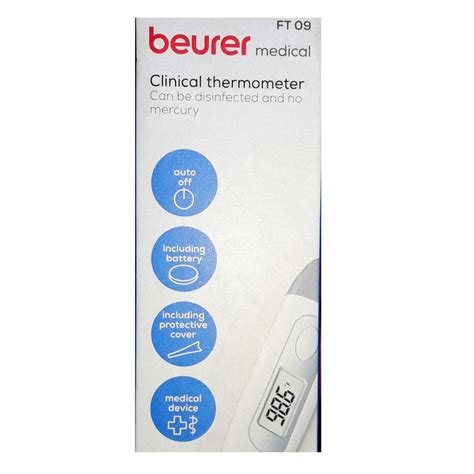 Buy Beurer FT 09 Clinical Thermometer, 1 Count | 19 Minutes Delivery ...