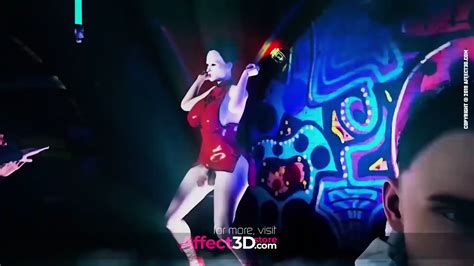Big Tits Futa Fucking A Futanari In The Disco In A 3d Animation