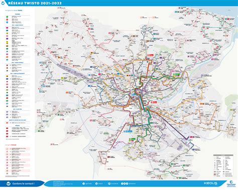 Plans Twisto Les Mobilités de Caen la mer