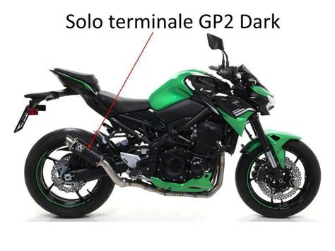 Scarichi E Terminali Arrow Terminale Kawasaki Z900 20 23 GP2 Dark