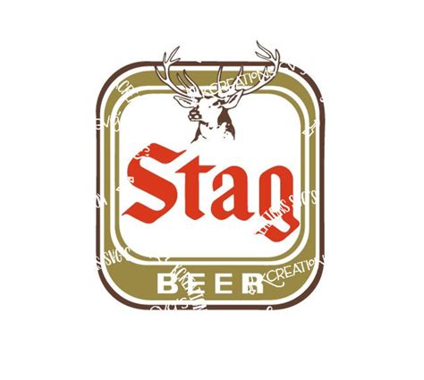 Stag Beer Svg Cut File Download Cricut Or Silhouette Etsy