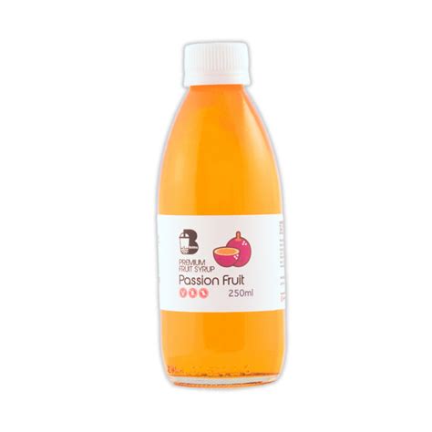Passion Fruit Bubble Tea Syrup The Bubble Tea Shop Online