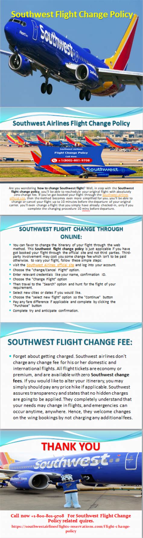 SouthWest Change Flight Policy Fee How To Change My Flight On