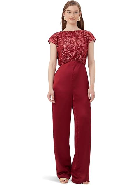 Trina Turk Bond Girl Jumpsuit Black Nude Free Shipping Zappos