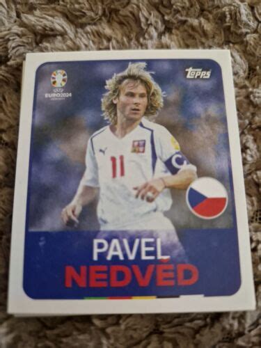 Topps Uefa Euro Sticker Pavel Nedved Legends No Leg Ebay