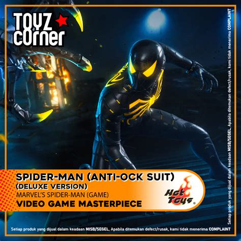 Jual Toyz Corner Hot Toys Vgm Vgm Spider Man Anti Ock Suit Deluxe Version Shopee
