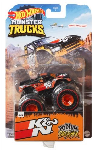 Mattel Hot Wheels Monster Trucks K N Podium Crasher Toy Vehicle Ct Kroger