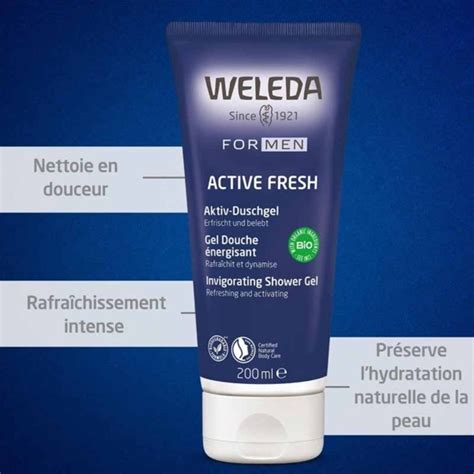 Weleda Gel Douche Homme Nergisant Cosm Tique Bio Hygi Ne