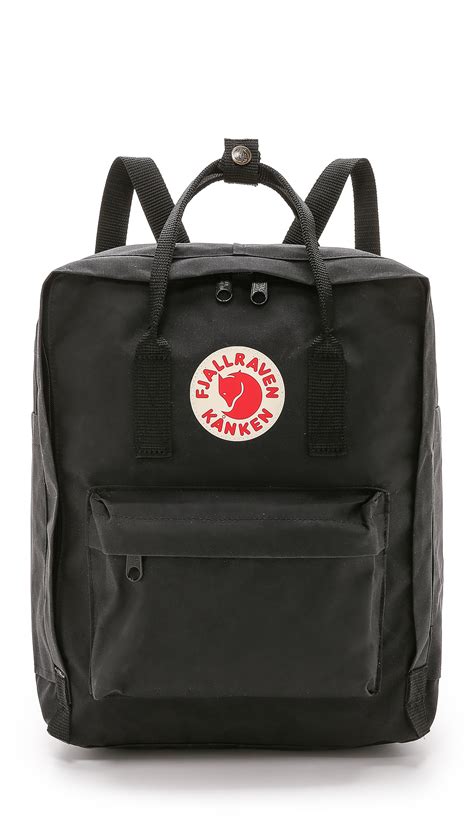 Fjallraven Kanken Backpack In Black Lyst