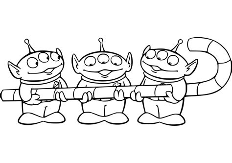 Disney Toy Story 3 Aliens Coloring Page Download Print Or Color