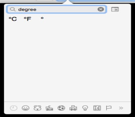 How To Use a Degree Symbol on a Mac