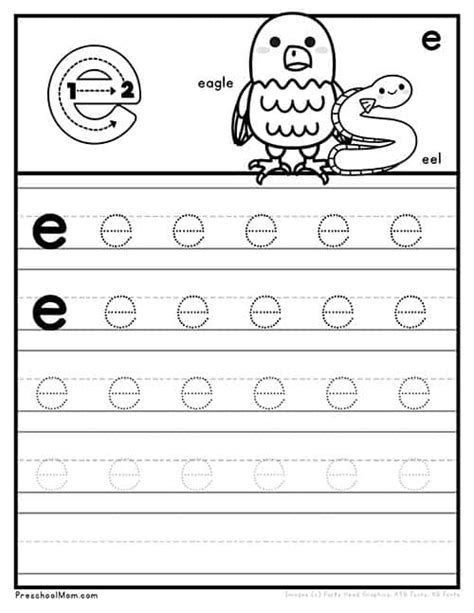 Free Trace Letter E Worksheet Download Free Trace Letter E Worksheet