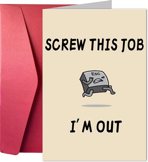 Amazon Joycard Funny Retirement Cards Funny Resignation Cards