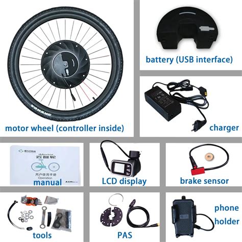 Jueshuai IMortor Electric Bicycle Conversion Kit Battery Powered