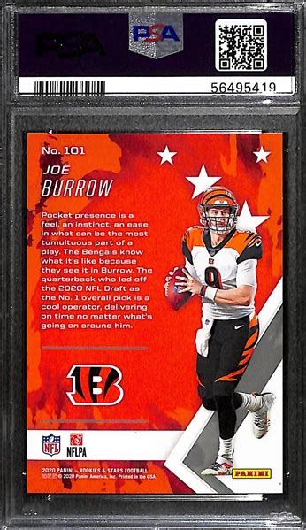 Lot Detail 2020 Panini Rookies Stars Joe Burrow 101 Gold Version