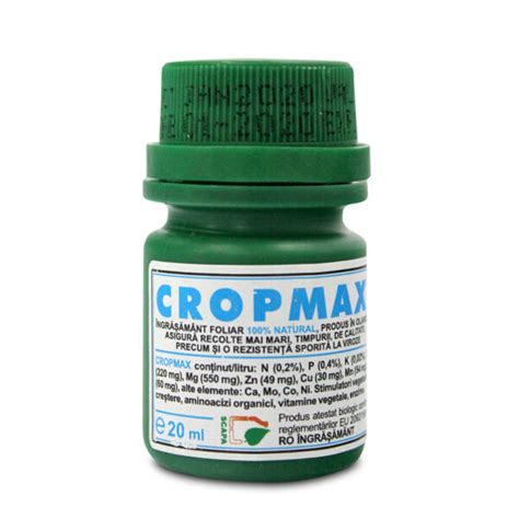 Cropmax Ml Ingrasamant Foliar Concentrat Bio Agropost